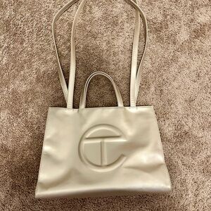 Telfar Medium Shopper in Gold